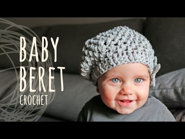 Tutorial Crochet Baby Beret