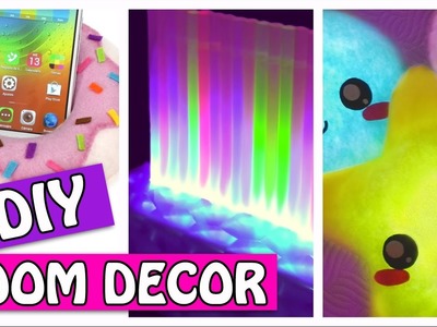 3 DIY ROOM DECOR - LIGHT PILLOW, LED LAMP AND PHONE HOLDER - Innova Crafts (compilation)