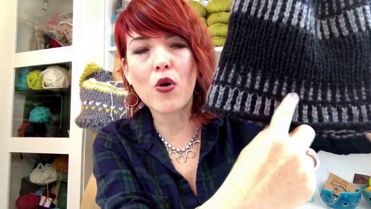 Ask Me Monday #55: How to Knit Corrugated Rib (two handed stranding)