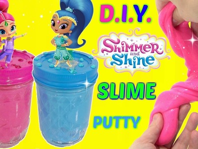 D.I.Y. NICKELODEON SHIMMER & SHINE Do It Yourself Glue & Liquid Starch Slime Putty, Kids Toy Craft