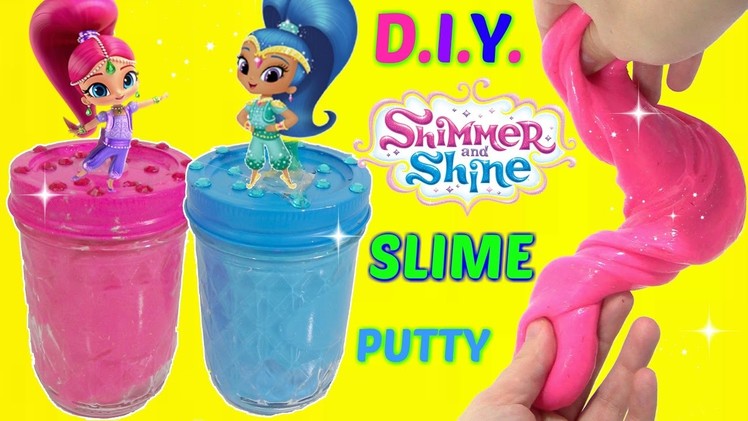 D.I.Y. NICKELODEON SHIMMER & SHINE Do It Yourself Glue & Liquid Starch Slime Putty, Kids Toy Craft