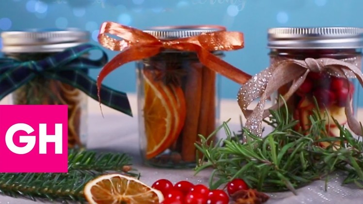 DIY Christmas Scents in a Jar | GH