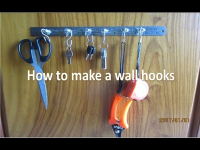 DIY: How to make a wall hooks