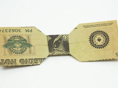 DOLLAR Bow-Tie - Wedding MONEY GIFT Idea, Origami in 4K 