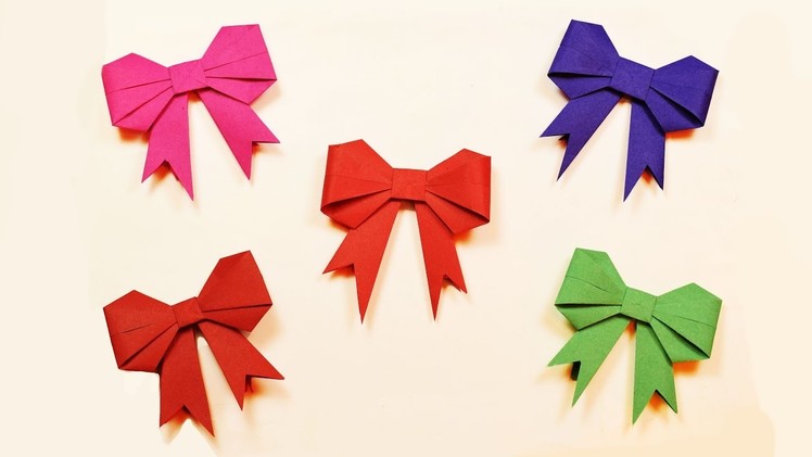 How to make a paper Bow?