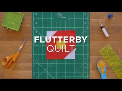 How To Make An Easy Flutterby Block - Quilt Snips Mini Tutorial