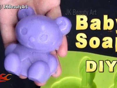 How to make homemade Baby soap | Baby soap making recipe | JK Beauty Art 052