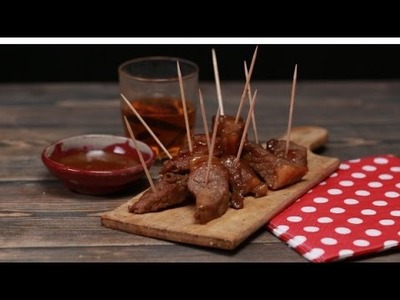 How to make honey and bourbon steak bites, bourbon marinade for steak tips, recipes with bourbon