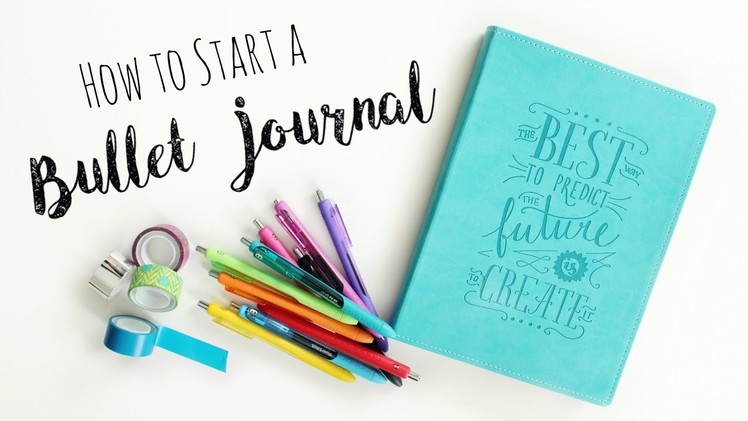 How to start a Bullet Journal. DIY Planner. Veronica Marie