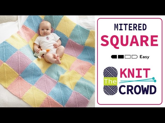 Let's Knit: How to Knit a Miter Square