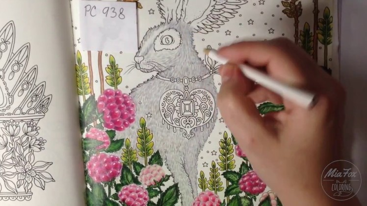 Magisk Gryning - Rabbit in Raspberries - part 2 - Coloring Tutorial