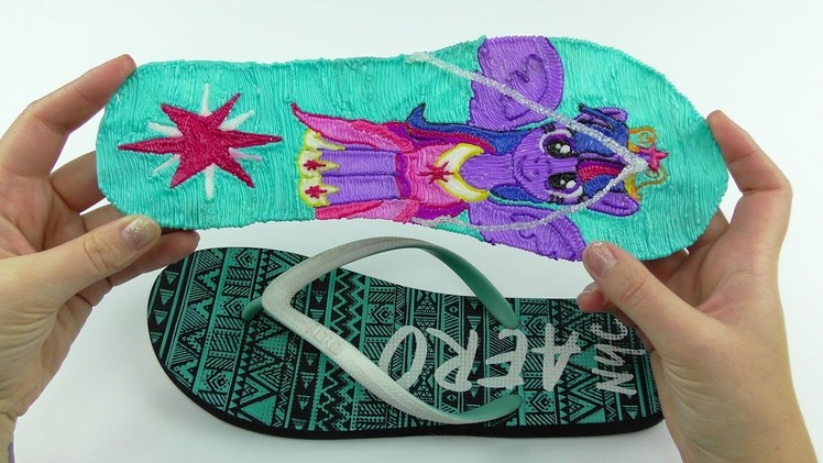 My Little Pony How to Draw Flip Flop with Twilight Sparkle with 3D PEN! Video for kids