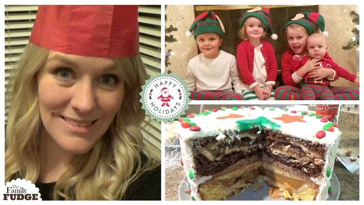 PIE STUFFED CAKE?! || Christmas Day with the Family