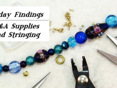 Q&A-Where to Find Jewelry Supplies, How To Finish Bead Stringing-Friday Findings