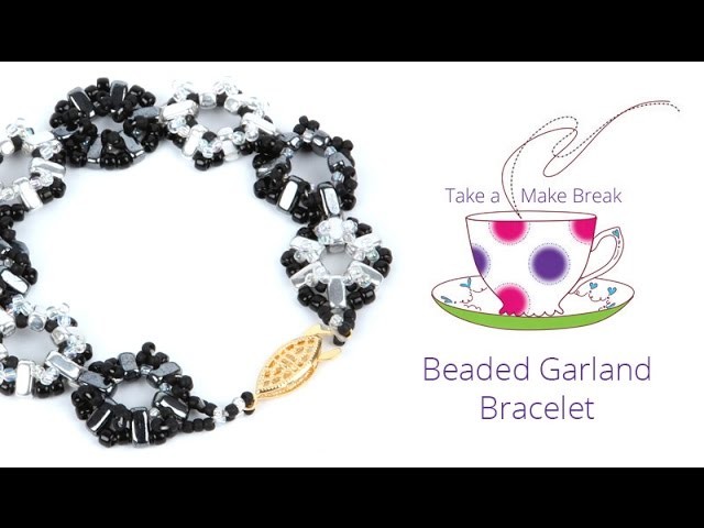 Beaded Garland Bracelet | Take a Make Break with Debbie