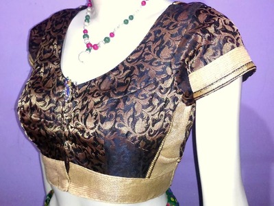 Body cut blouse drafting, cutting and stitching step by step tutorial