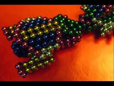 Cool Futuristic Motorcycle v03 made out of NeoBalls & Zen Magnets