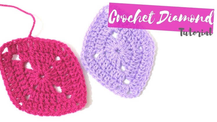 CROCHET: How to crochet a diamond | Bella Coco