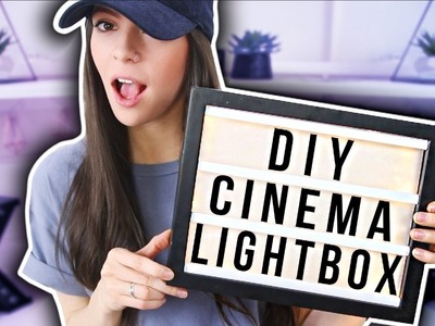 DIY CINEMA LIGHT BOX | Easy DIY Room Decor! 2017