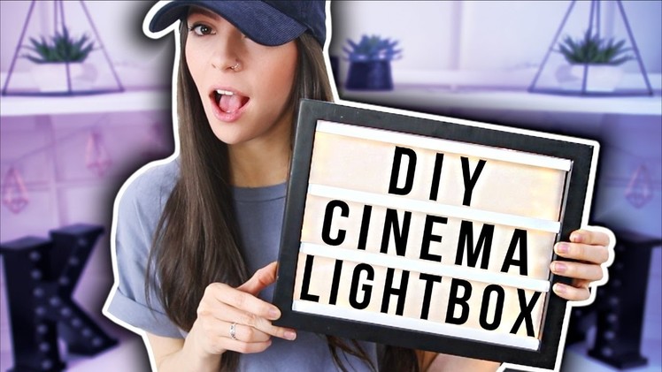DIY CINEMA LIGHT BOX | Easy DIY Room Decor! 2017