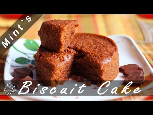 Eggless Spongy Biscuit Cake Recipe Without Oven In Hindi-Pressure Cooker Recipes - Ep-66
