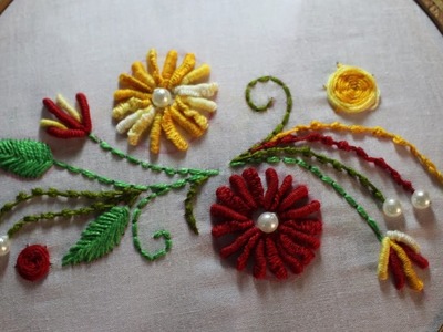 Hand Embroidery Designs | Hand embroidery stitches | Stitch and Flower-97