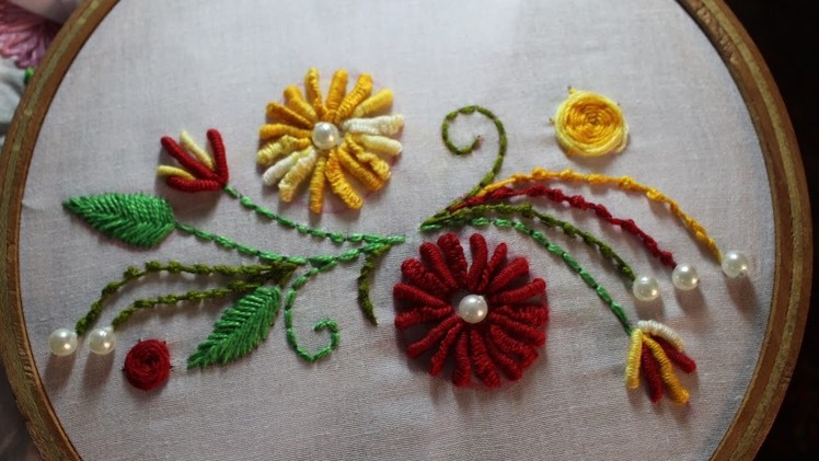 Hand Embroidery Designs | Hand embroidery stitches | Stitch and Flower-97
