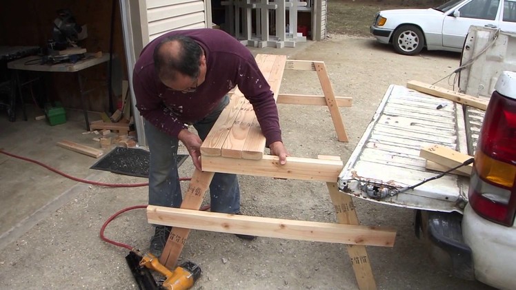 How To Build A Cheap Wood Picnic Table - A Complete Guide From Start To Finish