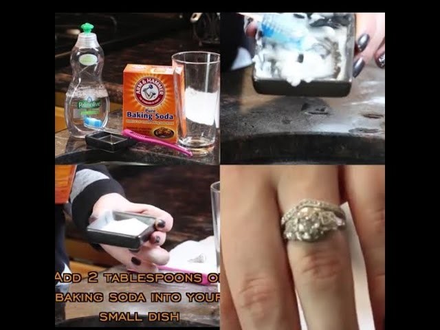 How to clean your wedding engagement ring The Rachel Dixon- products you own fast tutorial jewelry