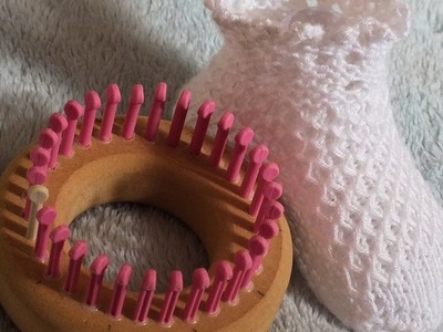 How to Loom Knit Honeycomb Brioche Stitch Circular
