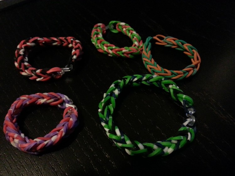 How to Make a NICE RUBBER BAND Loom BRACELET, easy step by step tutorial
