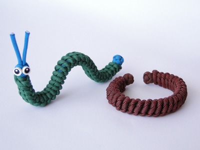How to Make a West Country Whipping Weave-Diamond Knot- Caterpillar Inspired Paracord Bracelet