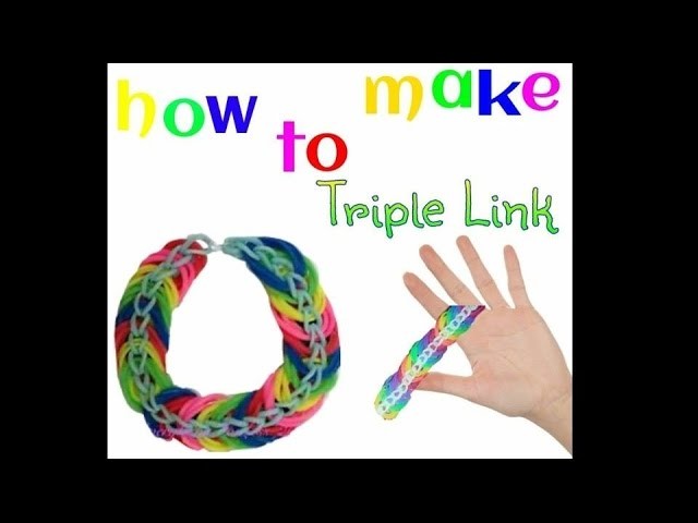 How To Make Triple Link Chain Using Fingers