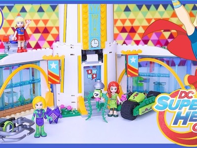 LEGO DC Superhero Girls Super Hero High School Build Part 1 Review Silly Play - Kids Toys