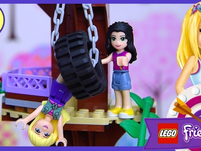 Lego Friends Adventure Camp Tree House Set Build Review Play - Kids Toys