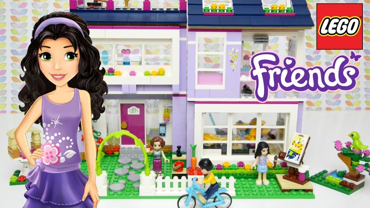 LEGO Friends Emma's House Set Unboxing Building Review - Kids Toys