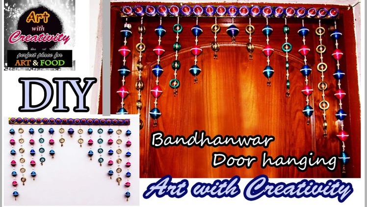 Newspaper wall hanging | Bandhanwar | Door hanging | Toran | Art with Creativity 107