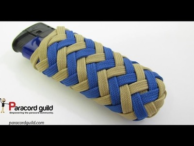 Paracord lighter wrap- pineapple style