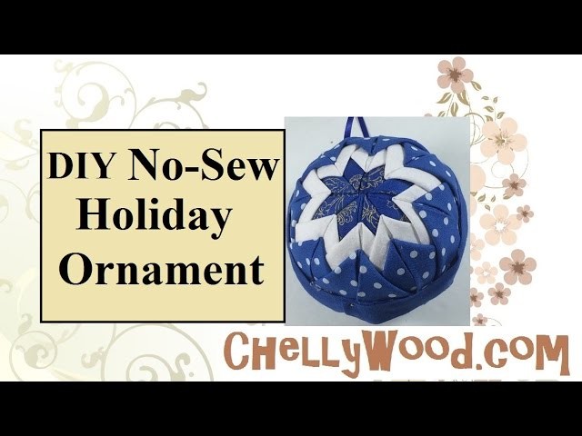 Quilted Holiday Ornament Tutorial With FREE Pattern