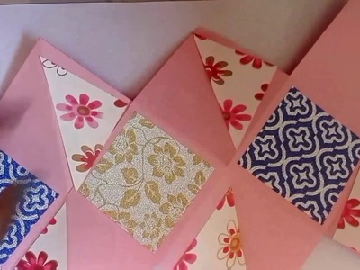SQUASH CARD TUTORIAL | for SCRAPBOOK |by PRACHI VISHWAKARMA