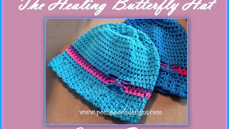 The Healing Butterfly Hat Crochet Pattern