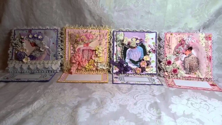Victorian Shabby Chic Mothers Day Cards for Nit Wit Collections + Tutorial