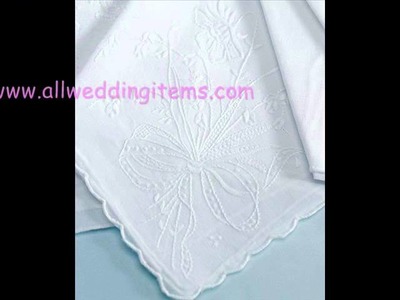 Wedding Handkerchiefs, Personalized Wedding Handkerchief, Bridal Handkerchief