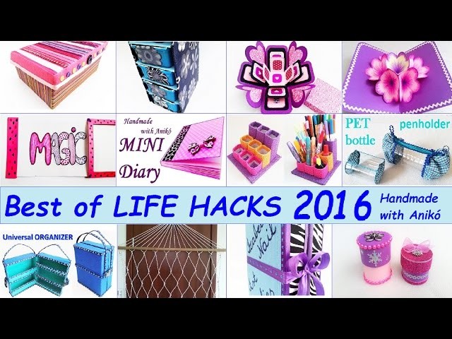 12 LIFE HACKS Best of 2016 - Handmade with Anikó