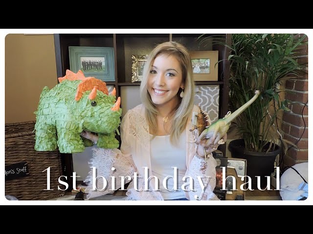 1st Birthday Party Decoration Haul | Landon Before Time