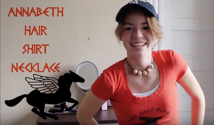 Annabeth Chase Costume: shirt, necklace, hair.hat | AKA Beauty
