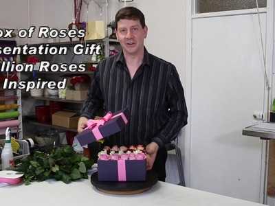 Box Of Roses - Presentation Gift , Million Roses Inspired -