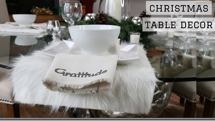 Christmas Decor Table Setting 2016 with Thread INTERNATIONAL