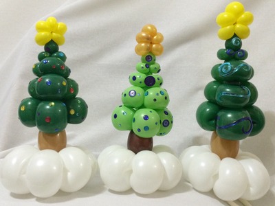 Christmas Tree Balloon Bracelets