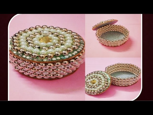 DIY :: How to make Beautiful Jewellry box out of old CD.DVD!!